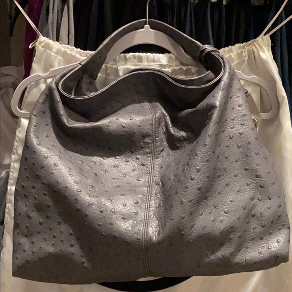 Furla grey leather handbag
